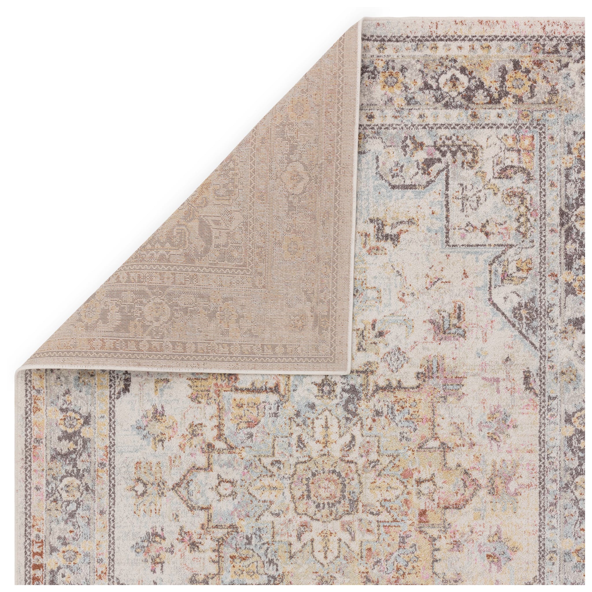 Vintage Style Persian Medallion Rug